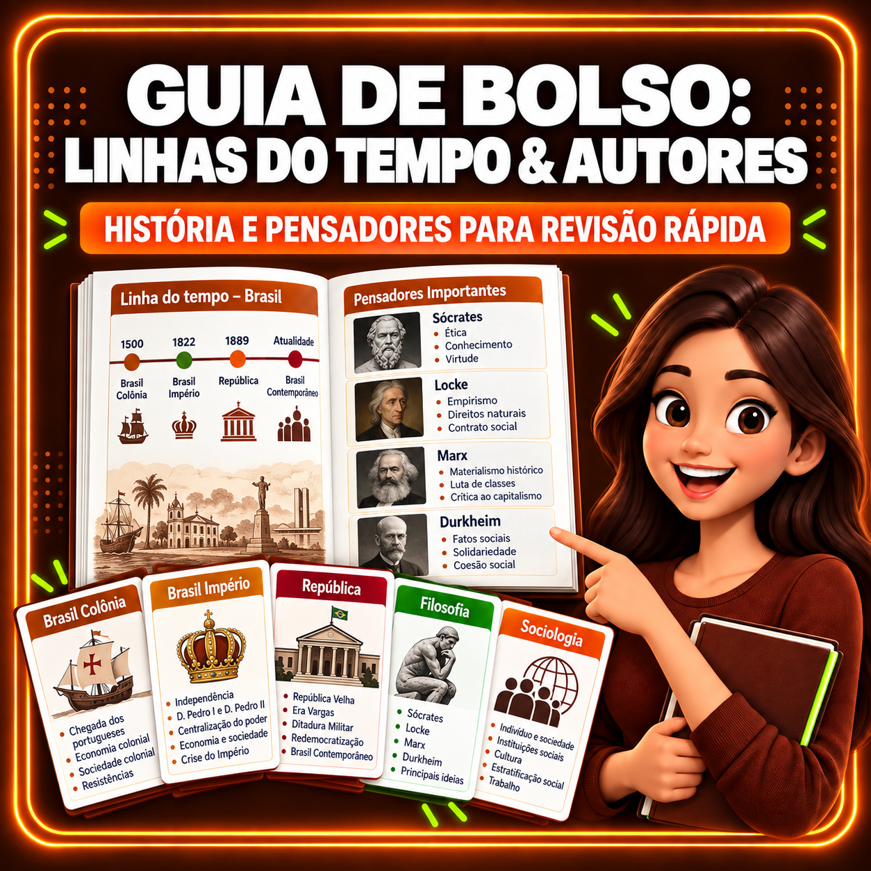 Bônus 2 - Guia de Bolso: Linhas do Tempo & Autores
